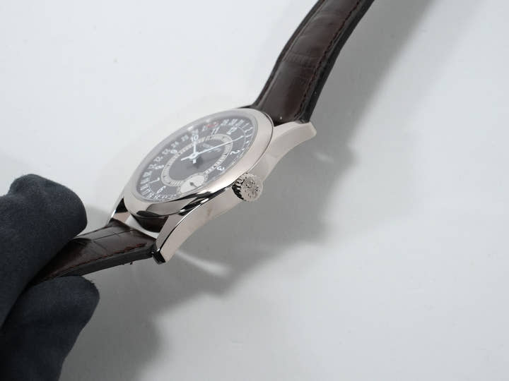 パテックフィリップ カラトラバ Ref.6000G-010 ホワイトゴールド グレー文字盤 美品 rupea9cf