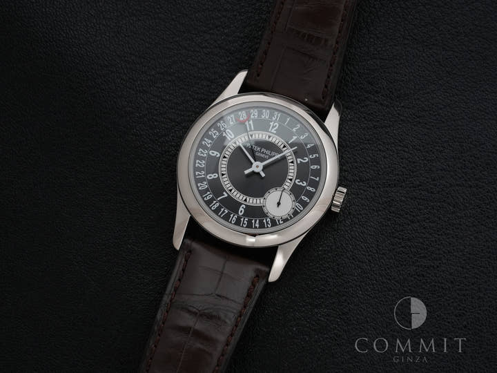 パテックフィリップ カラトラバ Ref.6000G-010 ホワイトゴールド グレー文字盤 美品 rupea9cf