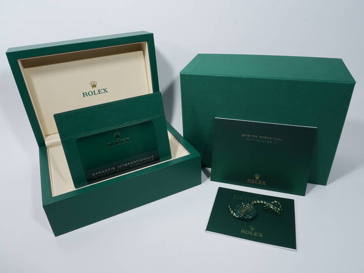 ロレックス GMTマスターII Ref.126710GRNR ステンレススチール ブラック文字盤 ジュビリーブレスレット 未使用 ffhnbu96