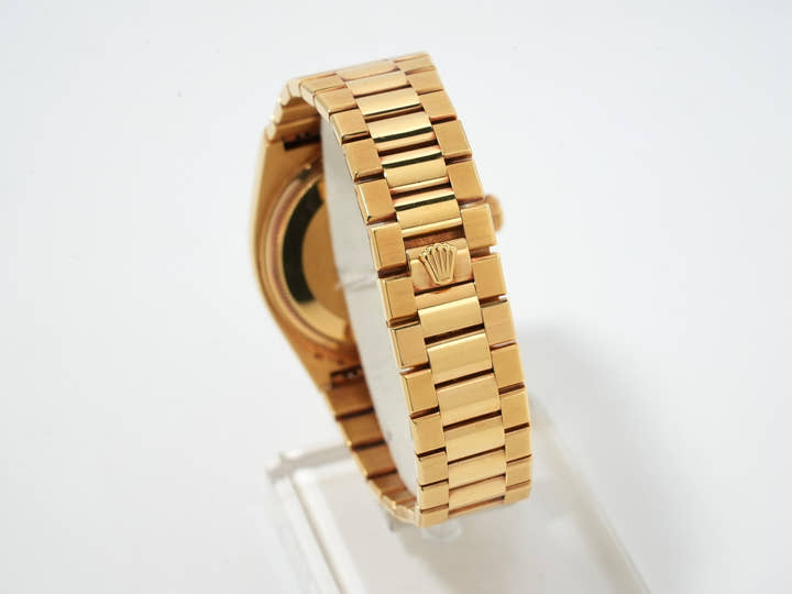 ロレックス デイデイト36 Ref.19018 イエローゴールド アイボリーコンピューターアラビア文字盤 中古 ttvajboq