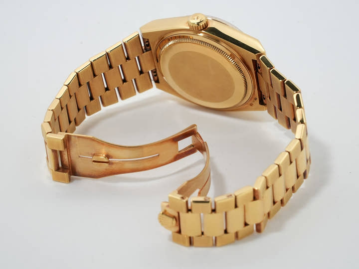 ロレックス デイデイト36 Ref.19018 イエローゴールド アイボリーコンピューターアラビア文字盤 中古 ttvajboq