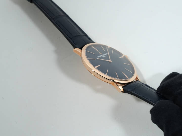 ヴァシュロンコンスタンタン パトリモニー マニュアルワインディング Ref.81180/000R-B518 ピンクゴールド ブルー文字盤 未使用 phsj9np7