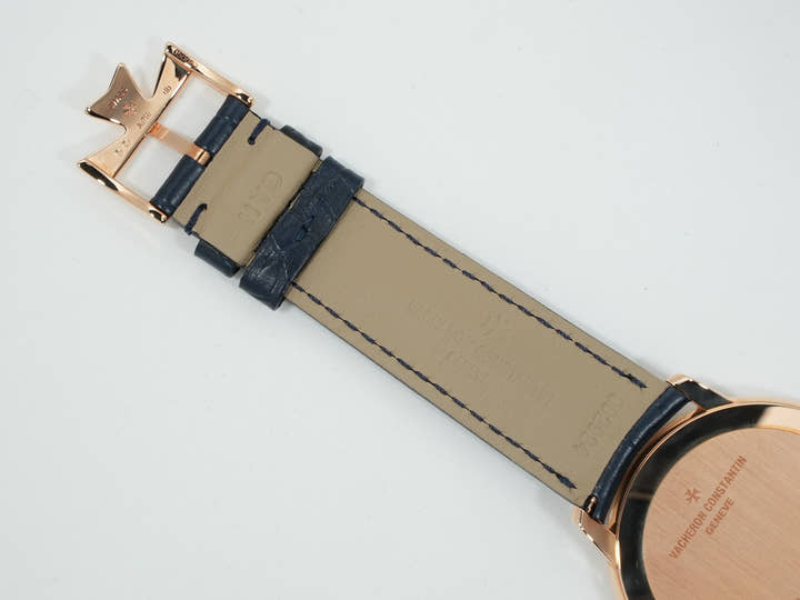 ヴァシュロンコンスタンタン パトリモニー マニュアルワインディング Ref.81180/000R-B518 ピンクゴールド ブルー文字盤 未使用 phsj9np7