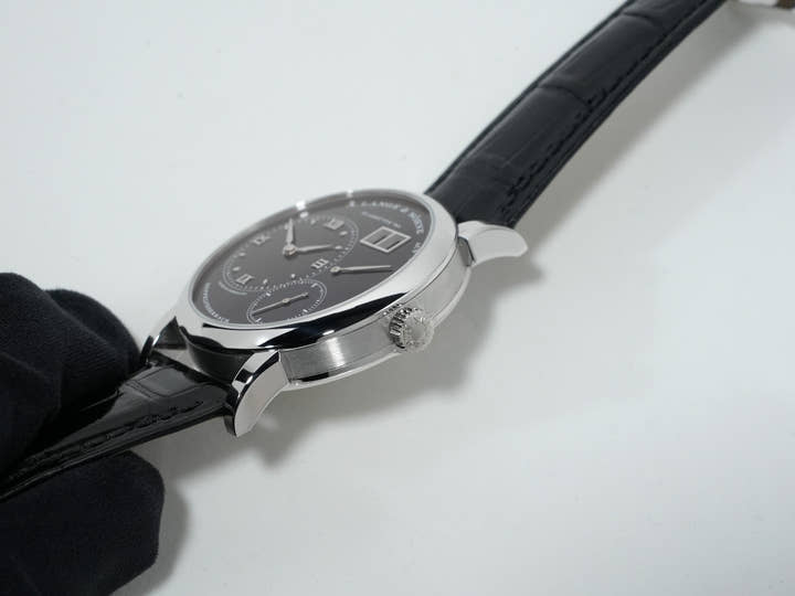 A. Lange & Söhne Lange 1 Ref. 191.062 Platinum Onyx Dial Excellent Condition buwnbsjb