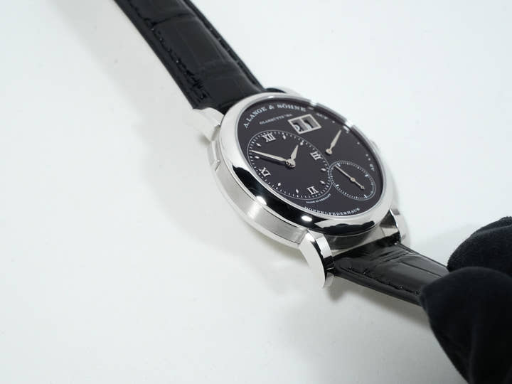A. Lange & Söhne Lange 1 Ref. 191.062 Platinum Onyx Dial Excellent Condition buwnbsjb
