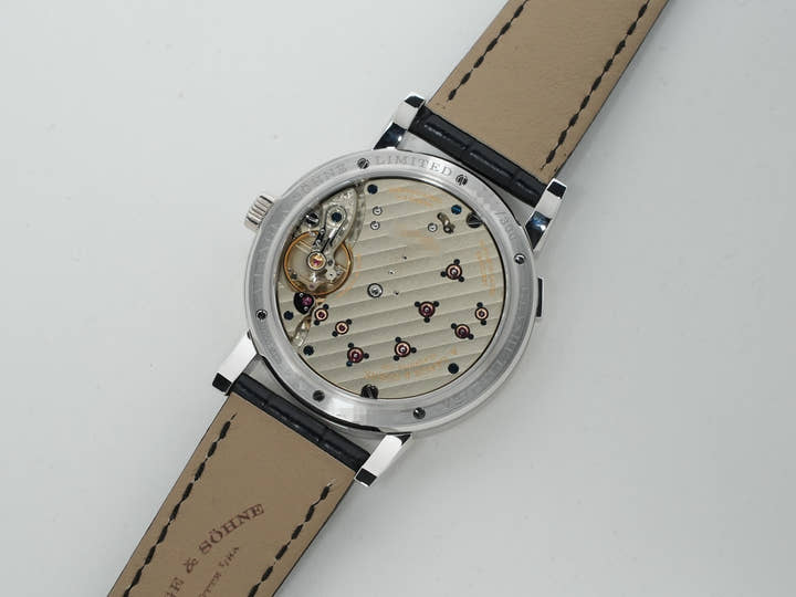 A. Lange & Söhne Lange 1 Ref. 191.062 Platinum Onyx Dial Excellent Condition buwnbsjb