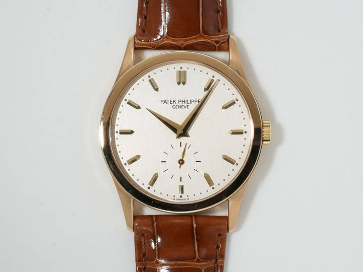 パテックフィリップ カラトラバ Ref.5096 イエローゴールド シルバー文字盤 美中古 6p6kzsip
