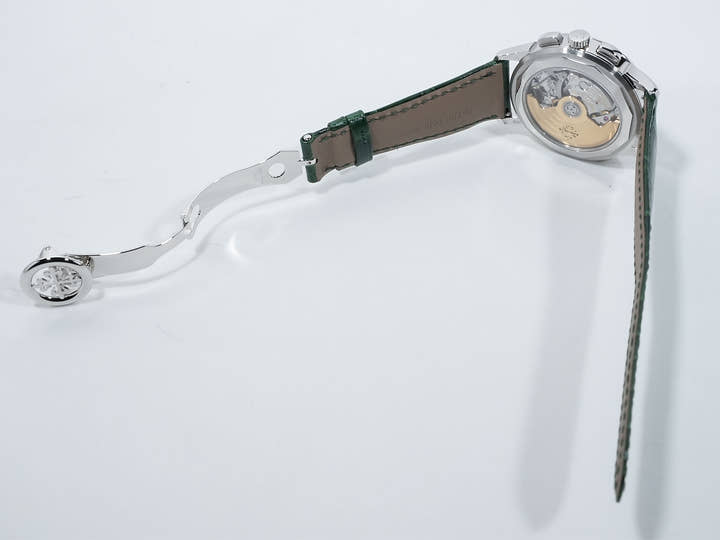 パテックフィリップ コンプリケーション ワールドタイム クロノグラフ Ref.5930P-001 プラチナ グリーン文字盤 美中古 rzmht9nf