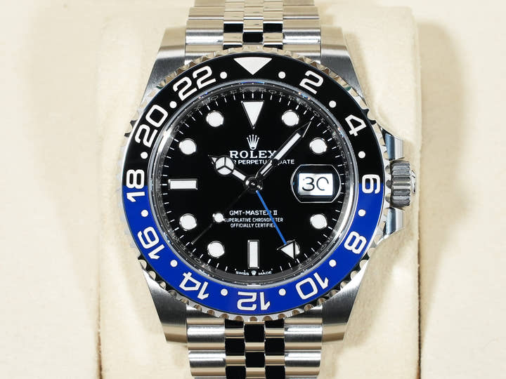 ロレックス GMTマスターII Ref.126710BLNR ステンレススチール ブラック文字盤 ジュビリーブレスレット 未使用 3bdf6oq9