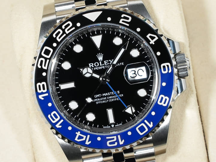 ロレックス GMTマスターII Ref.126710BLNR ステンレススチール ブラック文字盤 ジュビリーブレスレット 未使用 3bdf6oq9