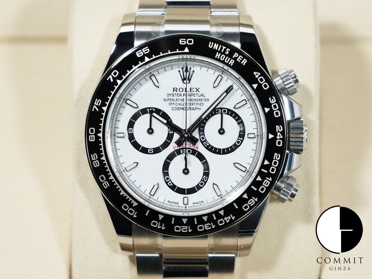 ロレックス デイトナ Ref.126500LN ステンレススチール ホワイト文字盤 極美品 atq422xm