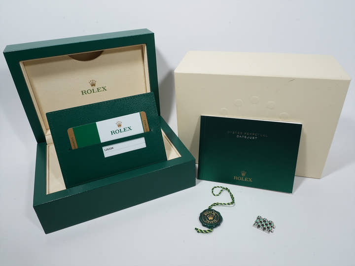 Rolex Datejust 41 Ref. 126334 Stainless Steel/White Gold Slate Dial Jubilee Bracelet Excellent Condition twhkk3u9