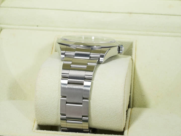 ロレックス エクスプローラーI Ref.214270 ステンレススチール ブラック文字盤 オイスターブレスレット 美品 efxwj8tp