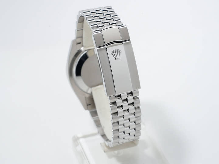 ロレックス デイトジャスト36 Ref.126234 ステンレススチール/ホワイトゴールド ブラック文字盤 ジュビリーブレスレット 美中古 p6yrec2n