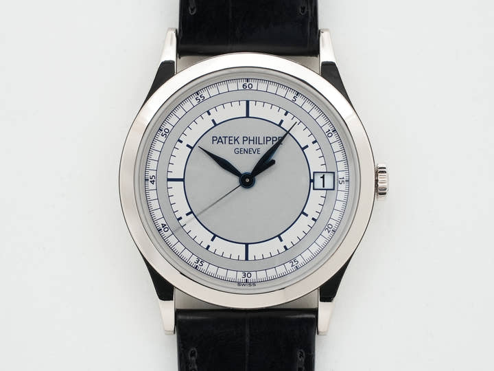 Patek Philippe Calatrava Ref. 5296G-001 White Gold Silver Dial Pre-owned urqny6ti