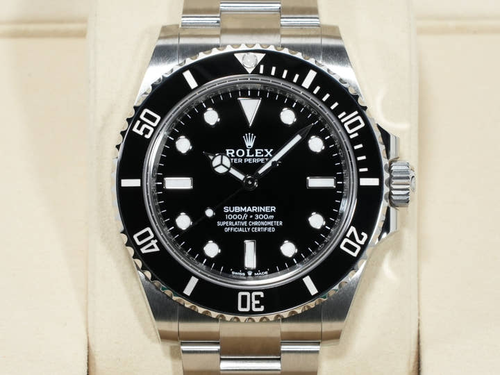 Rolex Submariner No Date Ref. 124060 Stainless Steel Black Dial Unused psys3r63