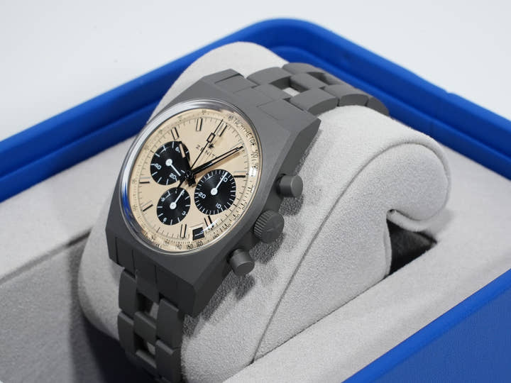 Zenith Chronomaster Revival Jigen Daisuke Edition Ref.97.L384.400/04.M384 Titanium Beige Dial Unused tp39pacf