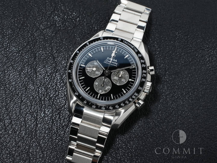 オメガ スピードマスター キャリバー321 プロフェッショナル クロノグラフ 42 MM Ref.311.93.42.30.99.001 プラチナ ブラック文字盤 美中古 ocpeekpi