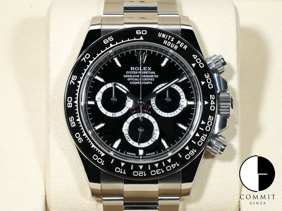 ロレックス デイトナ Ref.126500LN ステンレススチール ブラック文字盤 未使用 rp7c2sai