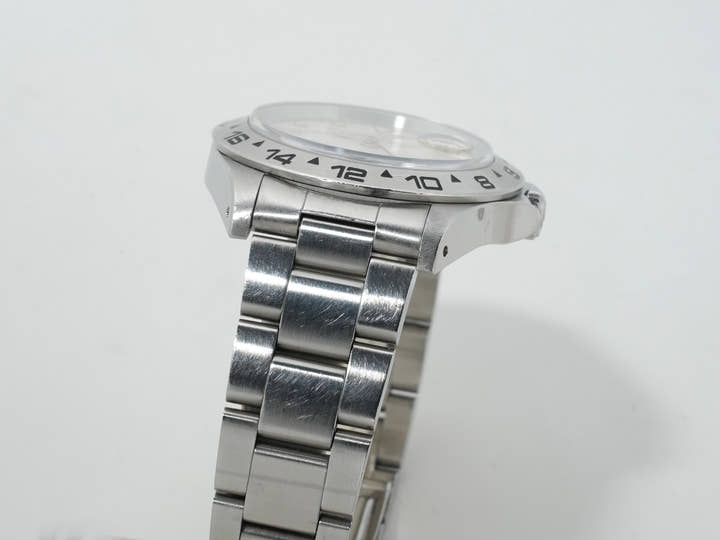 ロレックス エクスプローラーII Ref.16550 ステンレススチール アイボリー文字盤 オイスターブレスレット 中古 vu5pjx2g