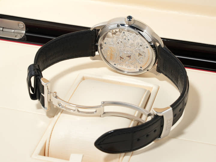 グラスヒュッテオリジナル パノインバース リミテッドエディション Ref.1-66-08-01-03-50 プラチナ シルバー文字盤 中古 gpqrgka3