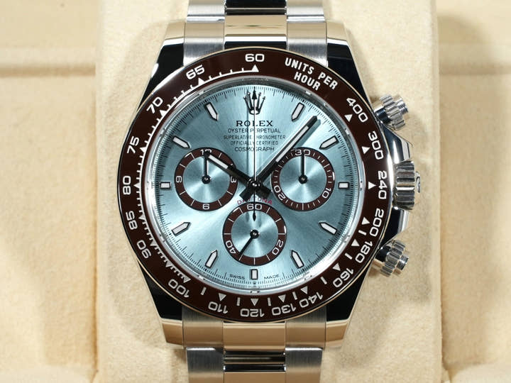 ロレックス デイトナ Ref.126506 プラチナ アイスブルー文字盤 未使用 p2mrufkp