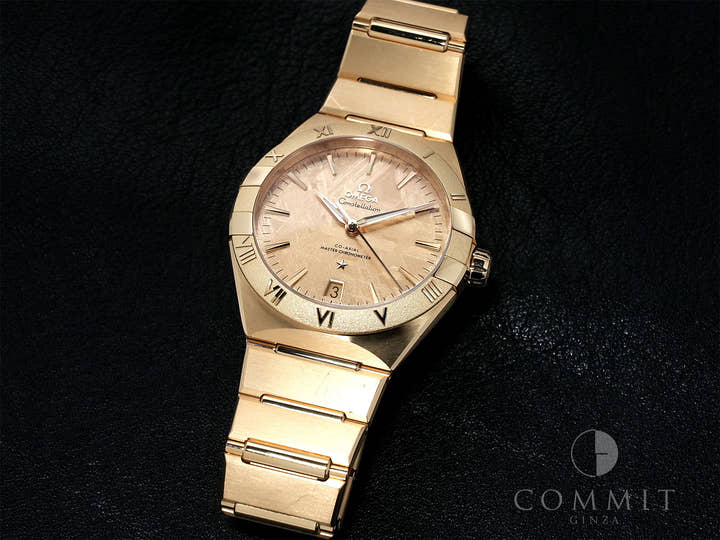 オメガ コンステレーション Ref.131.50.41.21.99.001 ムーンシャインゴールド メテオライト文字盤 中古 h7zyrm4t