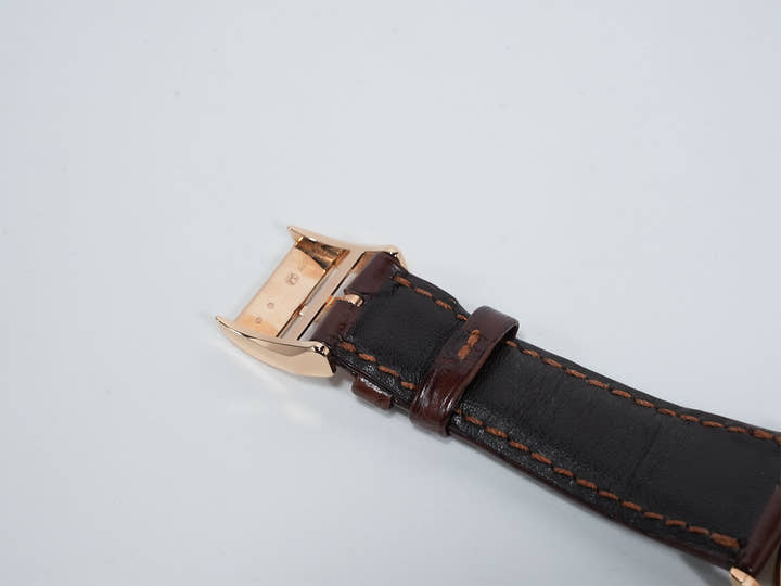 A.ランゲ&ゾーネ サクソニア オートマティック Ref.380.033 ピンクゴールド シルバー文字盤 中古 f7mmixoj