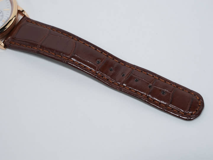 A.ランゲ&ゾーネ サクソニア オートマティック Ref.380.033 ピンクゴールド シルバー文字盤 中古 f7mmixoj