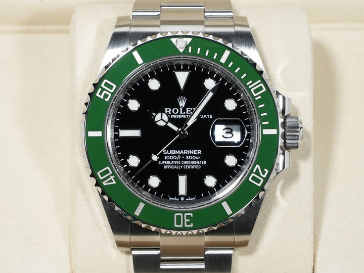 ロレックス サブマリーナー デイト Ref.126610LV ステンレススチール ブラック文字盤 未使用 4hzomc2a