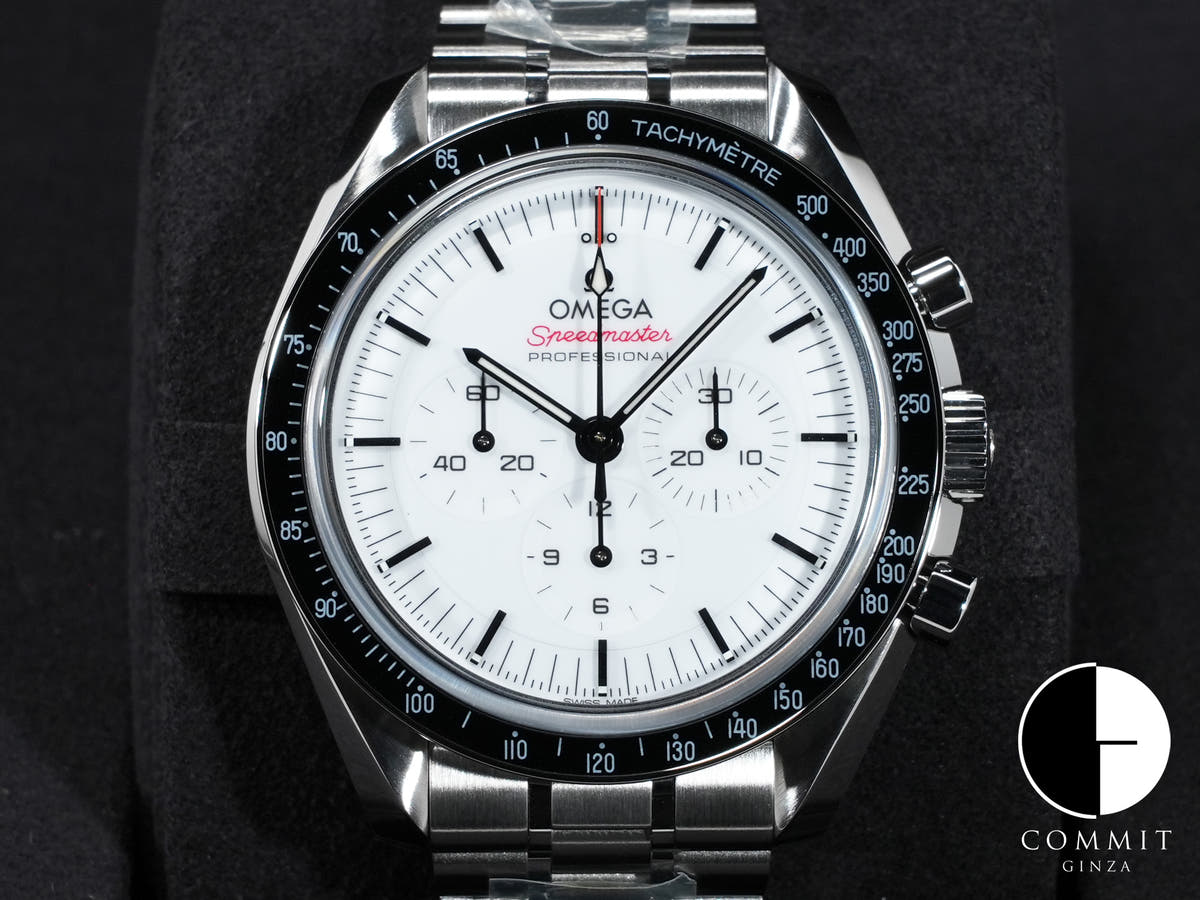 オメガ スピードマスター ムーンウォッチ プロフェッショナル Ref.310.30.42.50.04.001 ステンレス ホワイト文字盤 未使用 4bgs2nz3