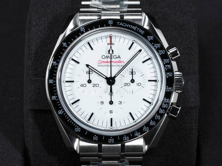 オメガ スピードマスター ムーンウォッチ プロフェッショナル Ref.310.30.42.50.04.001 ステンレス ホワイト文字盤 未使用 4bgs2nz3