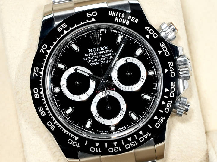 ロレックス デイトナ Ref.116500LN ステンレススチール ブラック文字盤 美中古 5s588ydf