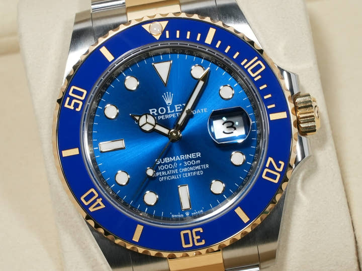 ロレックス サブマリーナー デイト Ref.126613LB ステンレススチール/イエローゴールド ブルー文字盤 未使用 ueh7bnb8