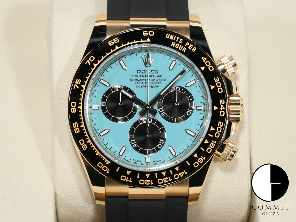 ロレックス デイトナ Ref.126518LN イエローゴールド ターコイズブルー文字盤 未使用 k4t46n3v