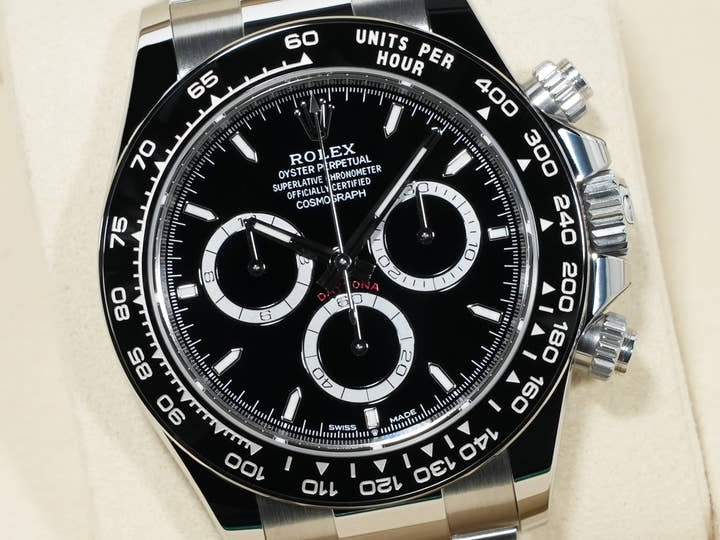 ロレックス デイトナ Ref.126500LN ステンレススチール ブラック文字盤 未使用 xou4u2sg
