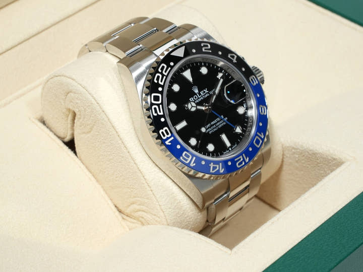 ロレックス GMTマスターII Ref.126710BLNR ステンレススチール ブラック文字盤 オイスターブレスレット 未使用 2dyimzia