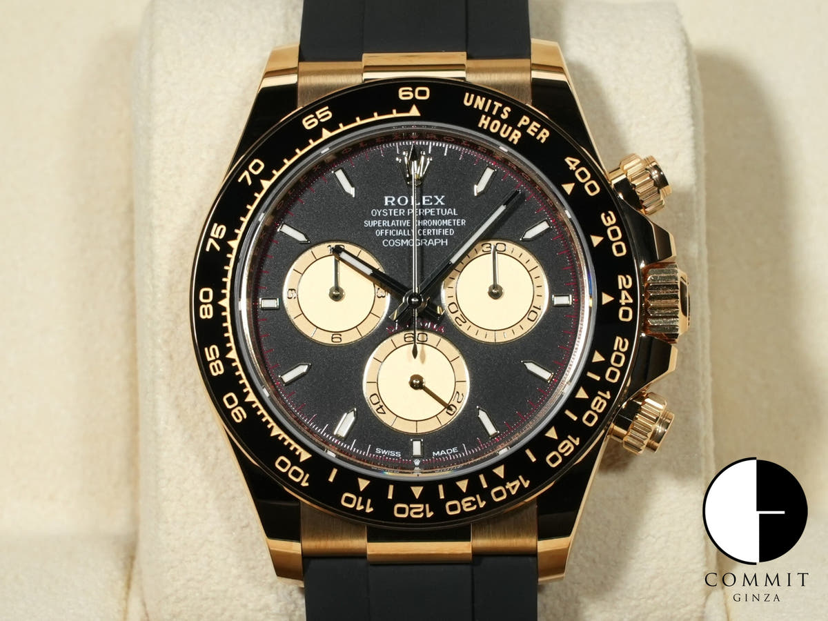 Rolex Daytona Ref. 126518LN Yellow Gold Black and Champagne Dial Unused 4g9r39i9
