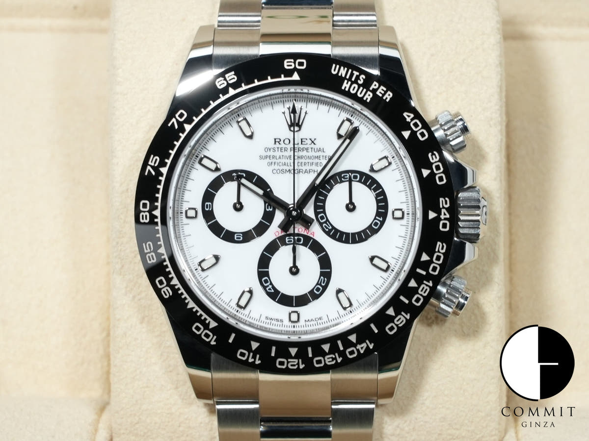 Rolex Daytona Ref. 116500LN Stainless Steel White Dial Unused 69dcza3t
