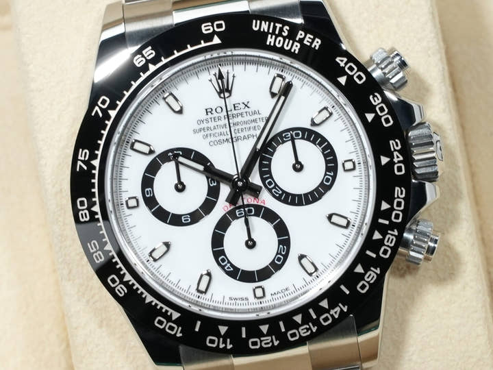 Rolex Daytona Ref. 116500LN Stainless Steel White Dial Unused 69dcza3t