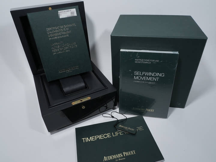 オーデマピゲ ロイヤルオーク ジャンボ エクストラ シン Ref.15202ST.OO.1240ST.01 ステンレススチール ブルー文字盤 美中古 4zs6ee7b