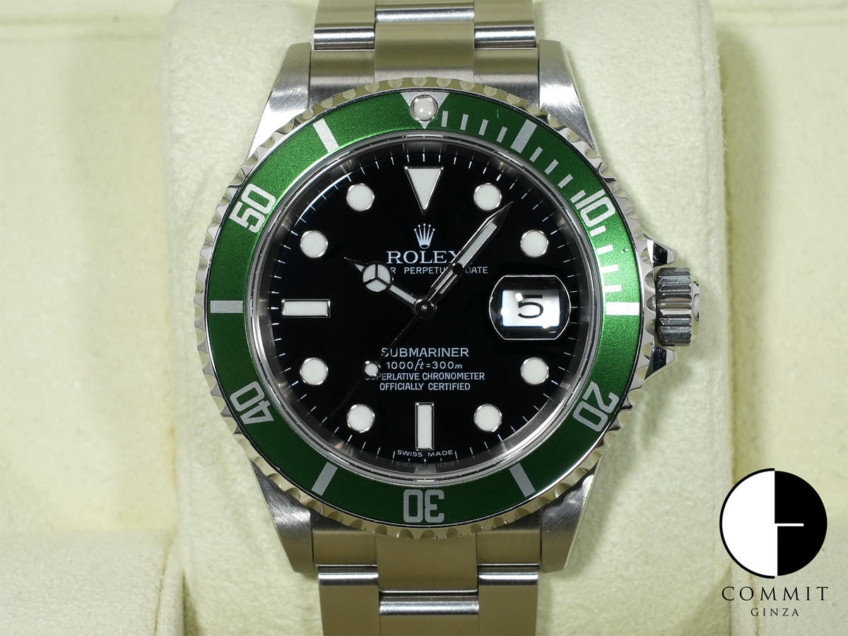 Rolex Submariner Date Ref. 16610LV Stainless Steel Black Dial Pre-owned pgdr3c4w