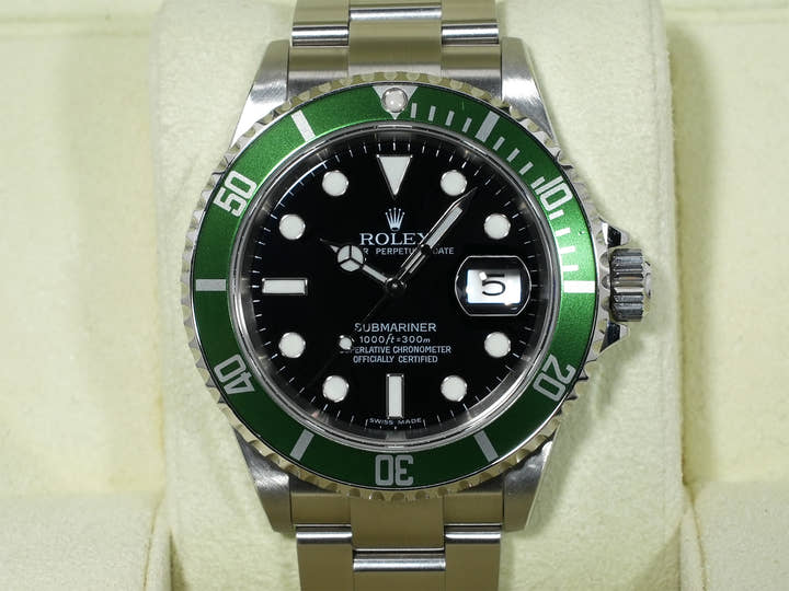 Rolex Submariner Date Ref. 16610LV Stainless Steel Black Dial Pre-owned pgdr3c4w