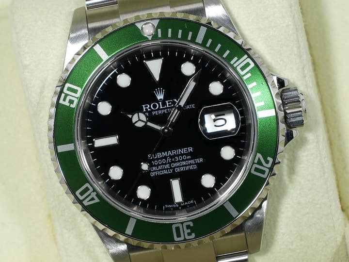 Rolex Submariner Date Ref. 16610LV Stainless Steel Black Dial Pre-owned pgdr3c4w