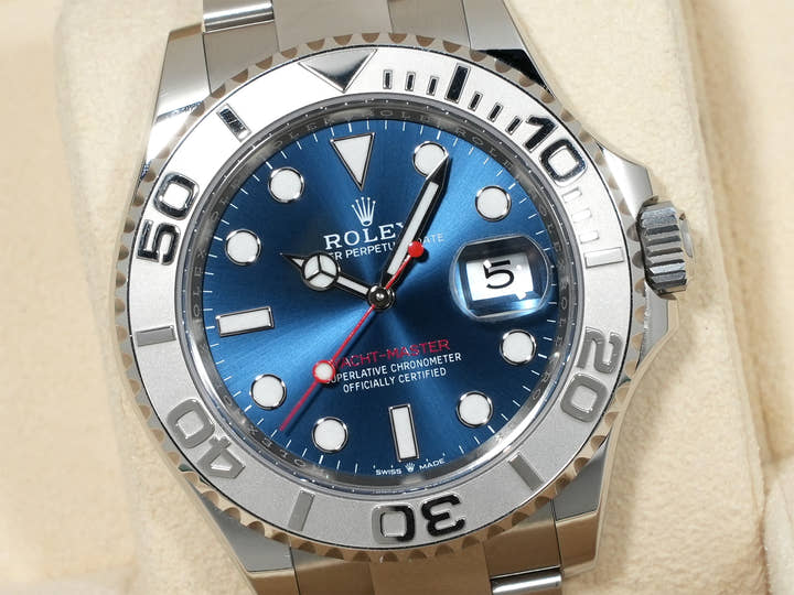 ロレックス ヨットマスター40 Ref.126622 ステンレススチール/プラチナ ブライトブルー文字盤 中古 qhyfra8w