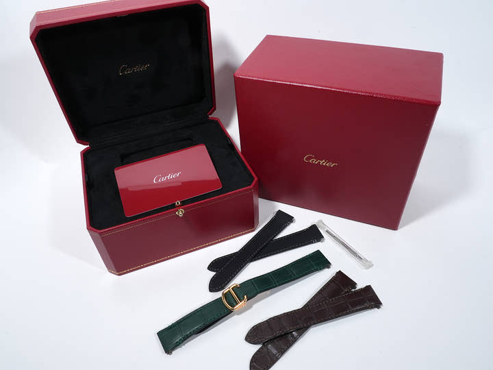 カルティエ サントス ドゥ カルティエ Ref.WGSA0010 イエローゴールド シルバー文字盤 中古 tfewqw5s