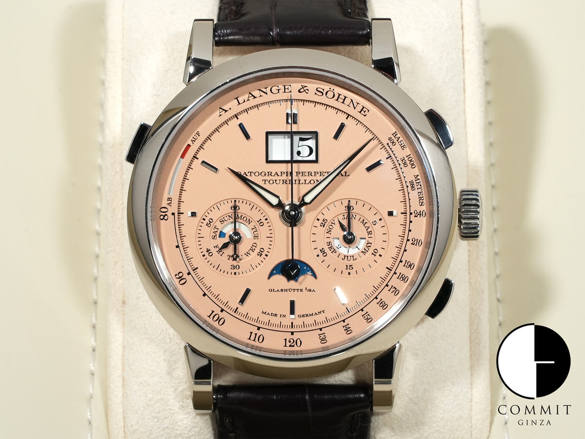 A.ランゲ&ゾーネ ダトグラフ パーペチュアル トゥールビヨン Ref.740.056FE ホワイトゴールド ピンクゴールド文字盤 中古 ixmh62sg