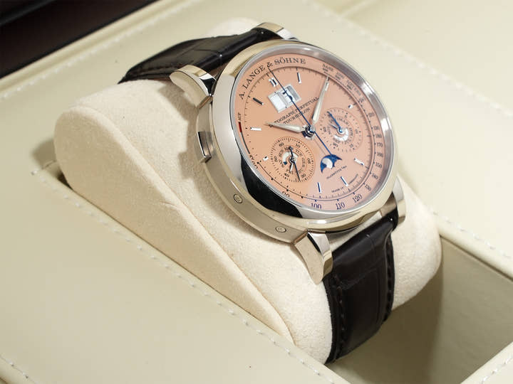 A.ランゲ&ゾーネ ダトグラフ パーペチュアル トゥールビヨン Ref.740.056FE ホワイトゴールド ピンクゴールド文字盤 中古 ixmh62sg