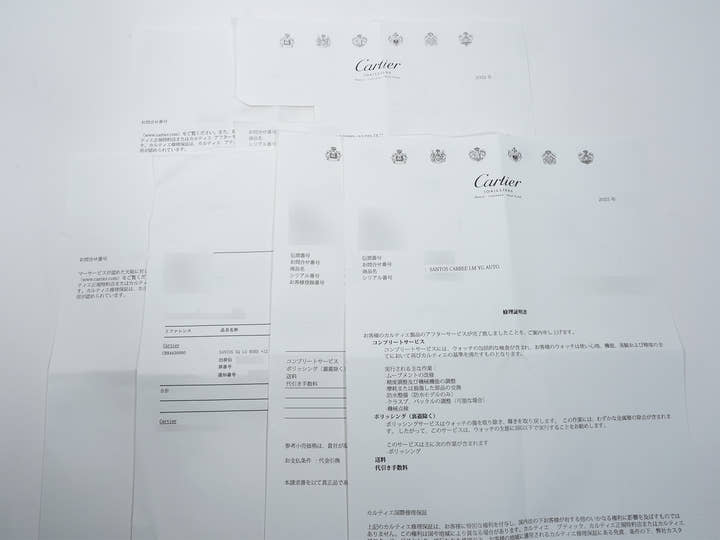 カルティエ サントス カレ Ref.84430000 イエローゴールド ブラック文字盤 美品 ron647uu