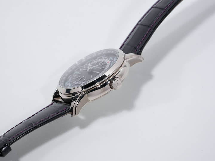 パテックフィリップ コンプリケーション ワールドタイム デイト Ref.5330G-010 ホワイトゴールド パープル文字盤 美品 b5st3ehs